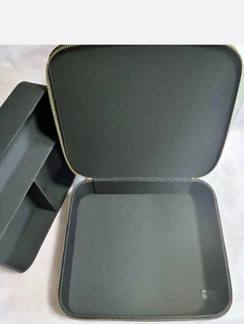 Black Embossed Cosmetic Case